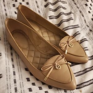 Michael Kors Leather Nancy Flats 8.5